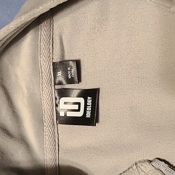 Ideology girls velour gray XL full zip lightweight jacket NWT - Picture 4 of 11